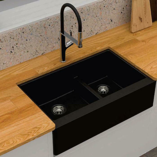 Macart Apron U-175 Υποκαθήμενος Αριστερός από Συνθετικό Γρανίτη Μ86.5xΠ54cm Alpina Macart Apron U-175 Υποκαθήμενος Αριστερός από Συνθετικό Γρανίτη Μ86.5xΠ54cm Alpina