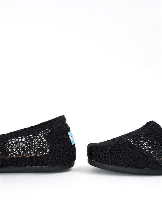 Moroccan Women's Knitted Espadrilles Black