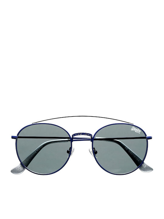 Superdry Sunglasses Navy Blue with Metal Frame Superdry Sunglasses Navy Blue with Metal Frame