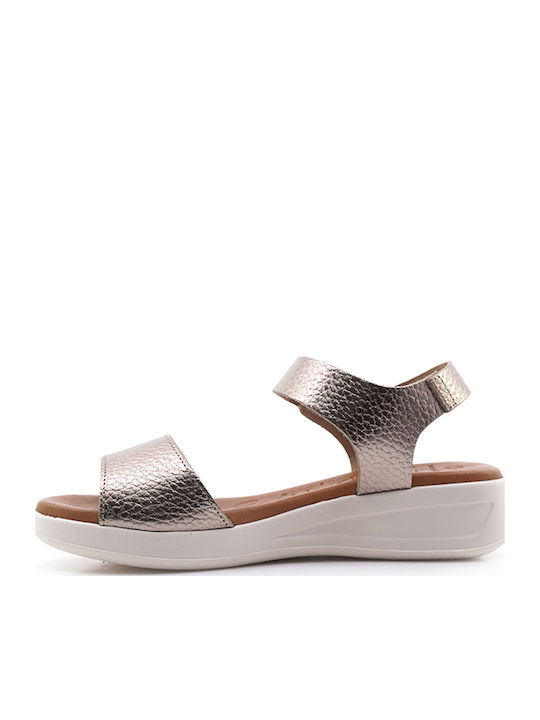 Damenplattformen Silber