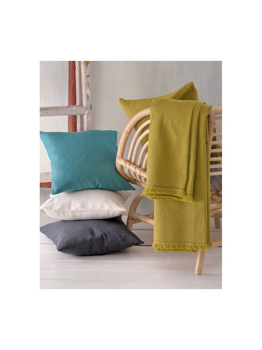 Rythmos Sebastiao Four-Seater Sofa Throw 2 Sides Jacquard 180x330cm Ecru