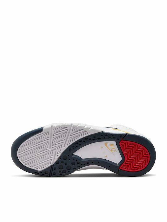 Flight Lite Mid Ανδρικά Μποτάκια White / Midnight Navy