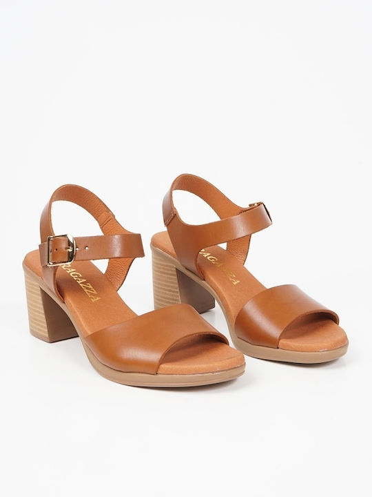 Leather Sandals Dark Brown