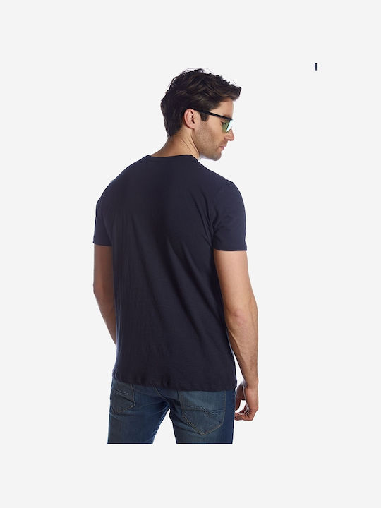 Brokers Jeans Herren T-Shirt Kurzarm Indigo