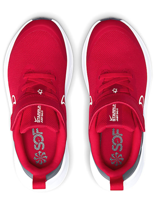 Star Runner Star Runner 3 Kids Sports Shoes Running with Hoop & Loop Closure University Red / Smoke Grey
