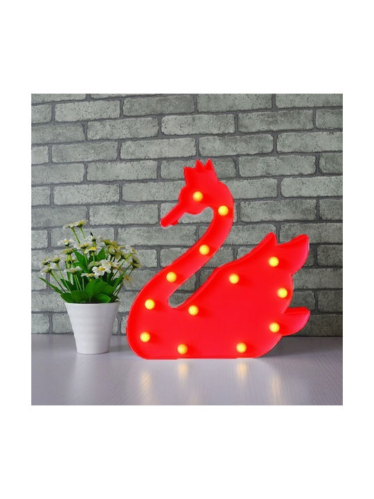 Decorative Lamp LED Battery Red