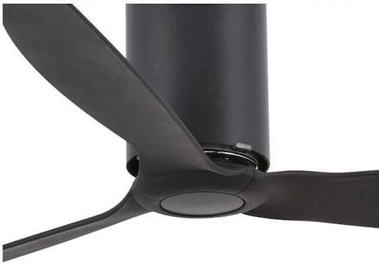 Faro Barcelona Mini Tube Fan Ceiling Fan 128cm Matt Black