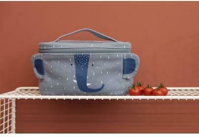 Trixie Mrs. Elephant Школьна Термо Чанта За Храна За Ръка 3 Литра Сива 20x14x14см