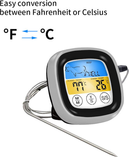 Factory Ψηφιακό Θερμόμετρο Μαγειρικής με Ακίδα -50°C / +250°C