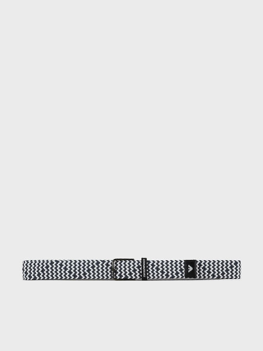 Elastic Men's Belt Knitted Multicolored