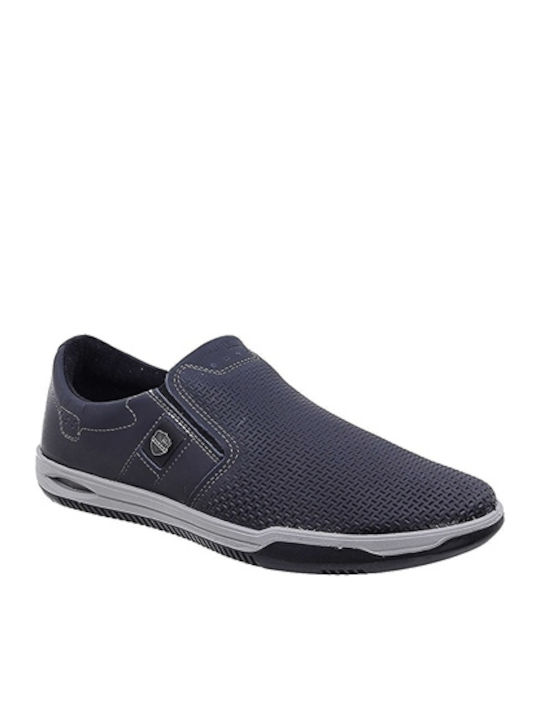 Men's Anatomic Leather Casual Shoes Blue