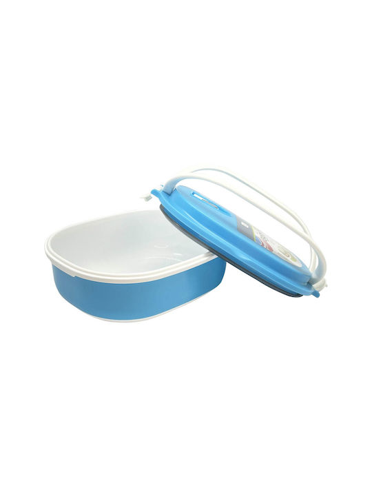 Ankor Lunch Box Plastic Μπλε 1050ml 1pcs