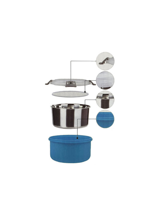 Ankor Lunchbox Inox Blue 800ml 1Stück