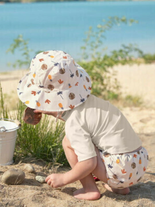 Laessig Palarie Copii Bucket Cu Protecție Solară Dots Roz