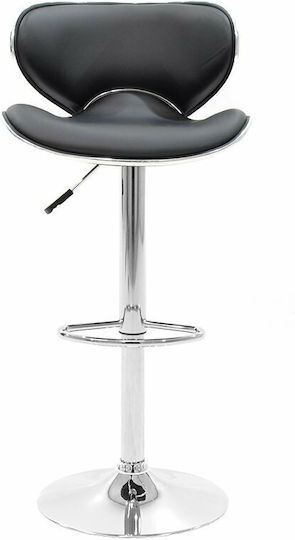 Scaun Bar Smile Black / Silver 45x46x64-84buc