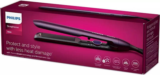 Philips Series 7000 BHS752/00 Hair Straightener with Ceramic Plates Ionic