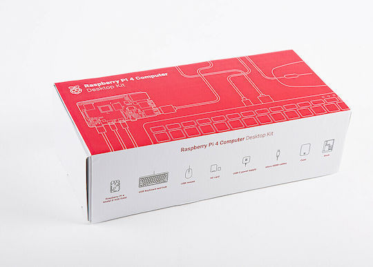 Raspberry Pi 4 Desktop Kit Barebone (Cortex-BCM2711 / 2GB DDR4) Official