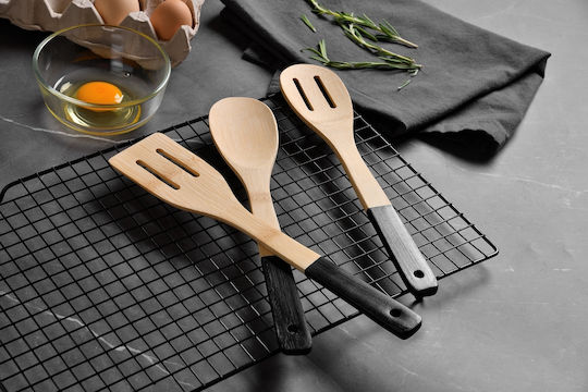 Bergner Σετ Bamboo Kochutensilien 3Stück Schwarz Earth Black