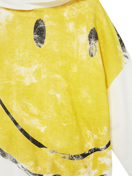 Kinder-Sweatshirt mit Kapuze Weiß Hercules