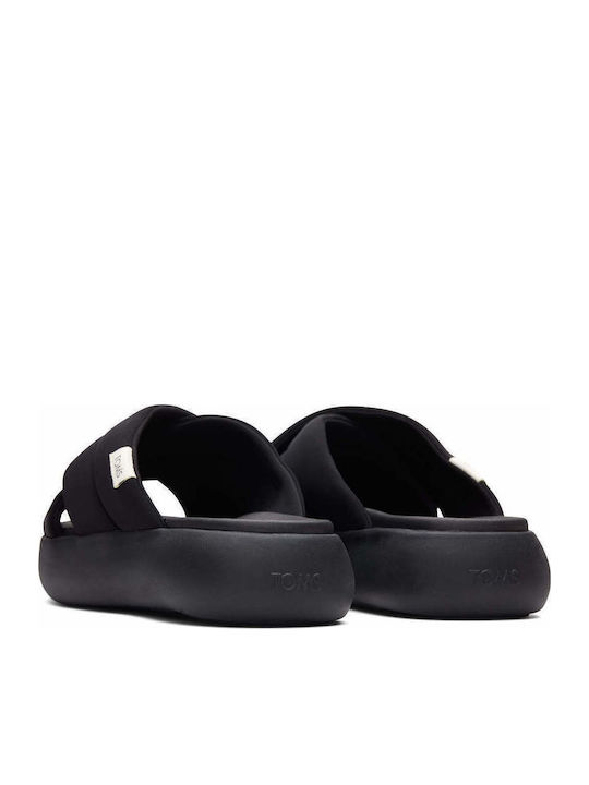 Alpargata Mallow Women's Flat Sandals in Black Color
