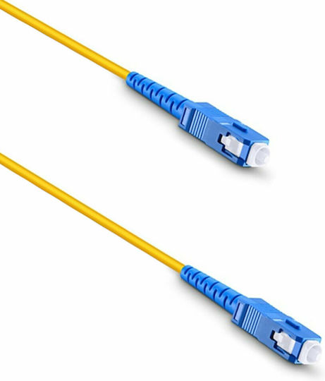 Cablu De Rețea Fibră Optică SC-SC 3m Galben