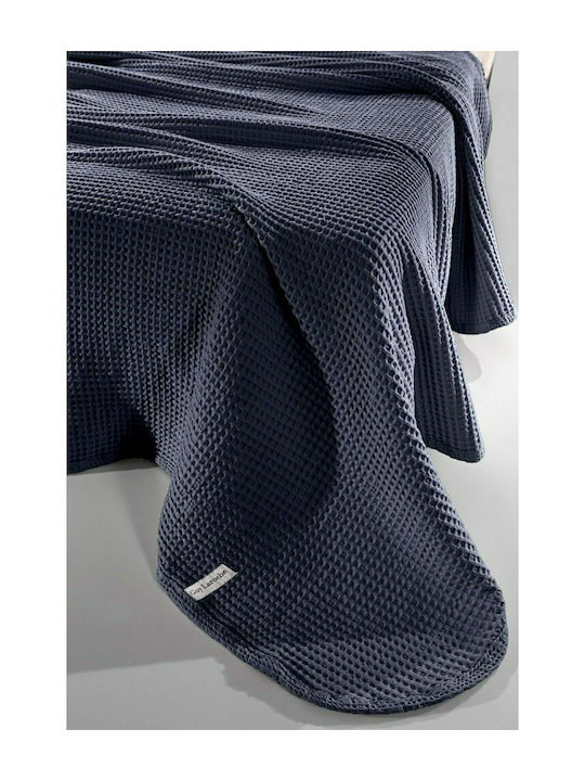 Guy Laroche Eternity Pique Double Blanket 230x240cm Marine