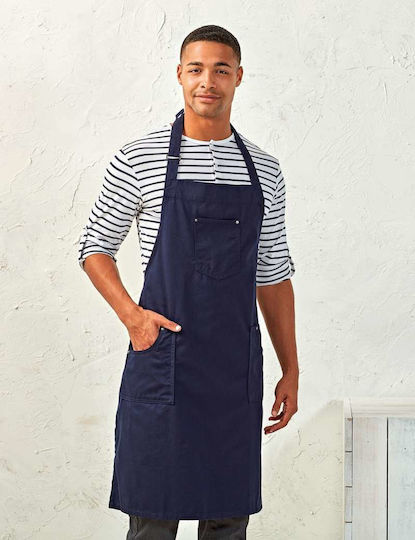 Premier Ποδιά Barista / Bartender Ολόσωμη PR132 Γκρι