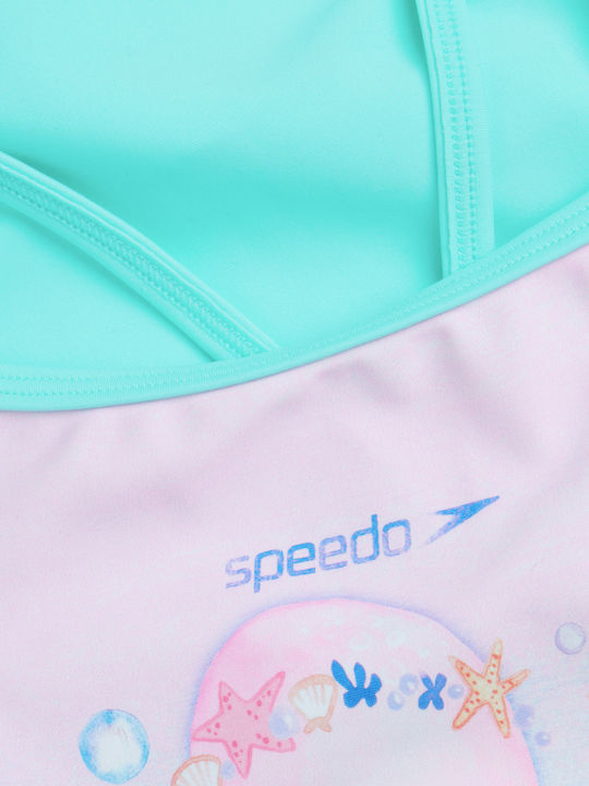 Speedo Детски Бански Една част Тюркоазен