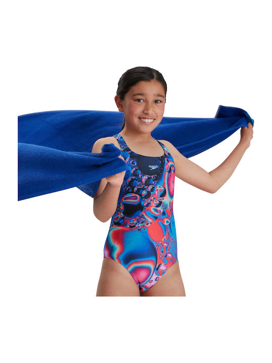 Speedo Kinder Badeanzug Einteilig Blau