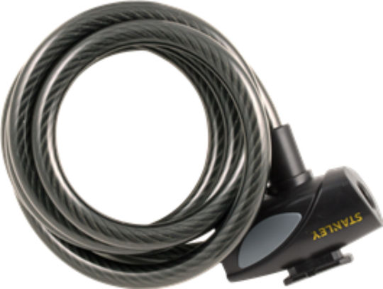 Stanley Bicycle Cable Lock with Key Black