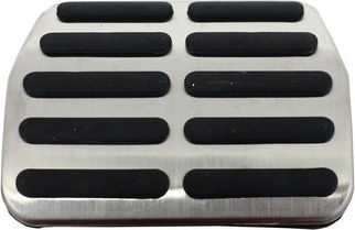 Carner Car Footrest Board for VW Passat B6 / B7 CC Automatic Aluminum Silver 3pcs