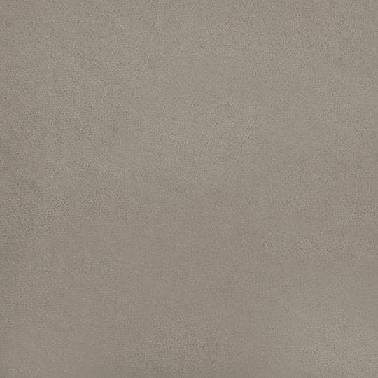 Schaukelstuhl mit Fußhocker Samt Light Grey 61x78x98cm