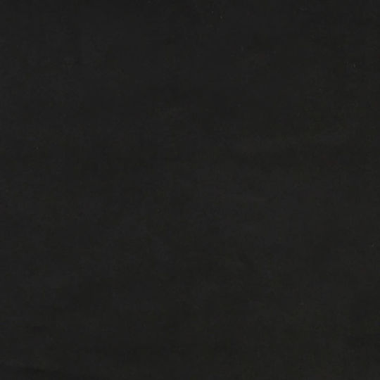 Πολυθρόνα Κουνιστή με Υποπόδιο Βελούδινη Μαύρη 61x78x98cm