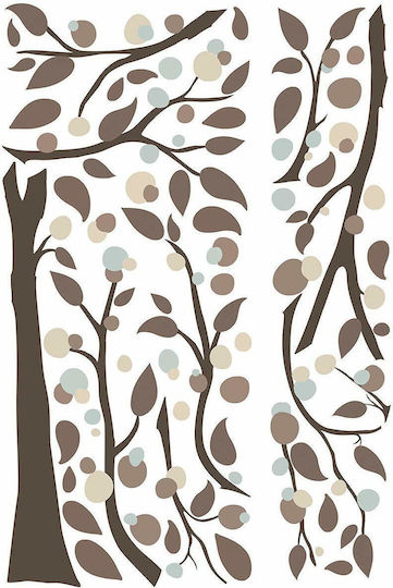 Διακοσμητικό Αυτοκόλλητο Τοίχου Mod Tree Giant 47τμχ RoomMates Decor