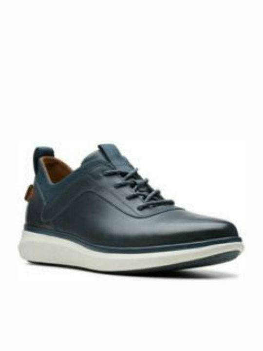 Clarks Un Globe Vibe Ανδρικά Sneakers Navy Μπλε