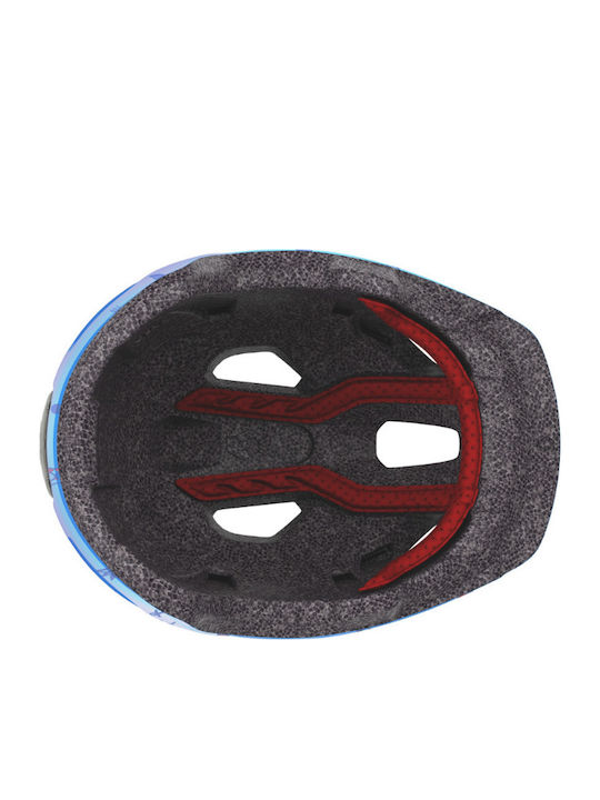 Scott Spunto Kids' Helmet for City Bike Blue with LED Light