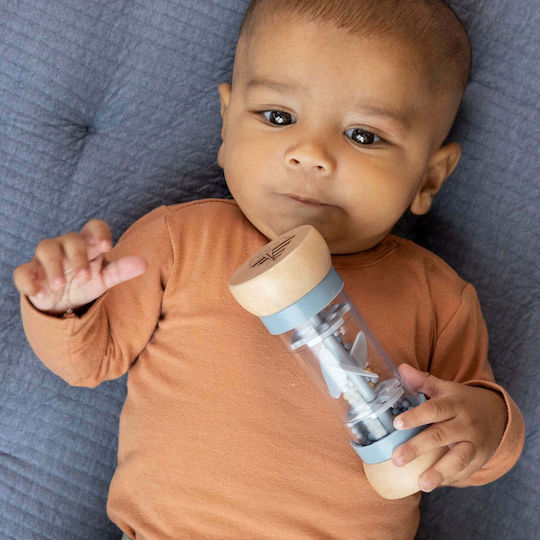 Little Dutch Wooden Rattle Sailors Bay for 3++ Months Blue