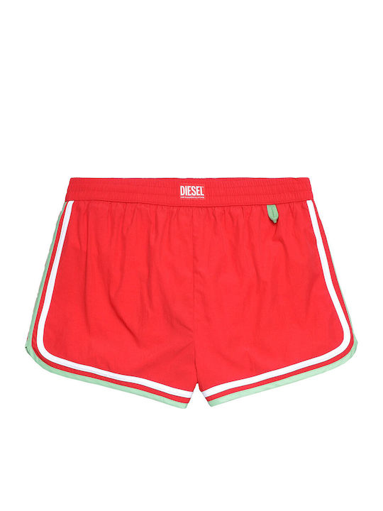 Men's Swimwear Shorts Red Striped