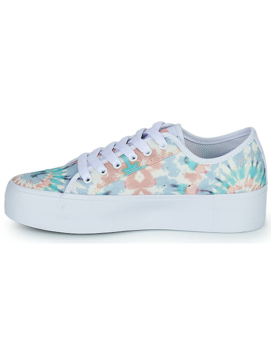 DC Manual Damen Flatforms Sneakers Mehrfarbig