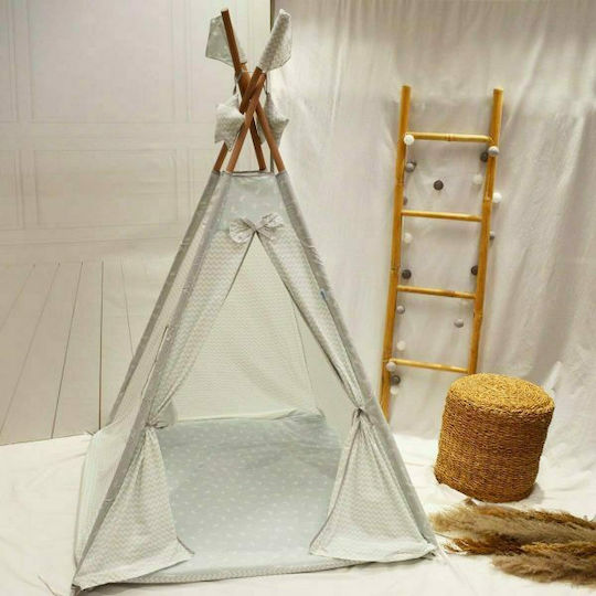 abo Kids Indian Teepee Play Tent Carrot Green