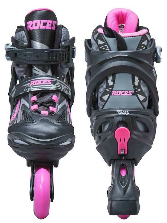 Roces Moody Tif Inline Αυξομειούμενα Rollers Μαύρα Παιδικά