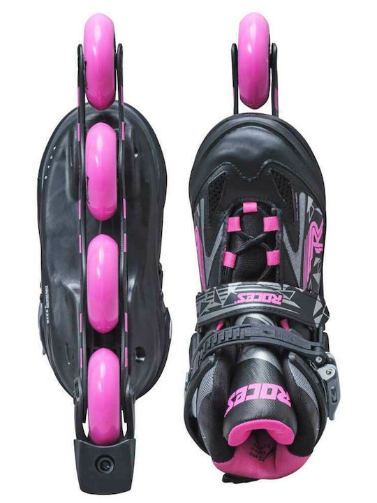 Roces Moody Tif Inline Αυξομειούμενα Rollers Μαύρα Παιδικά