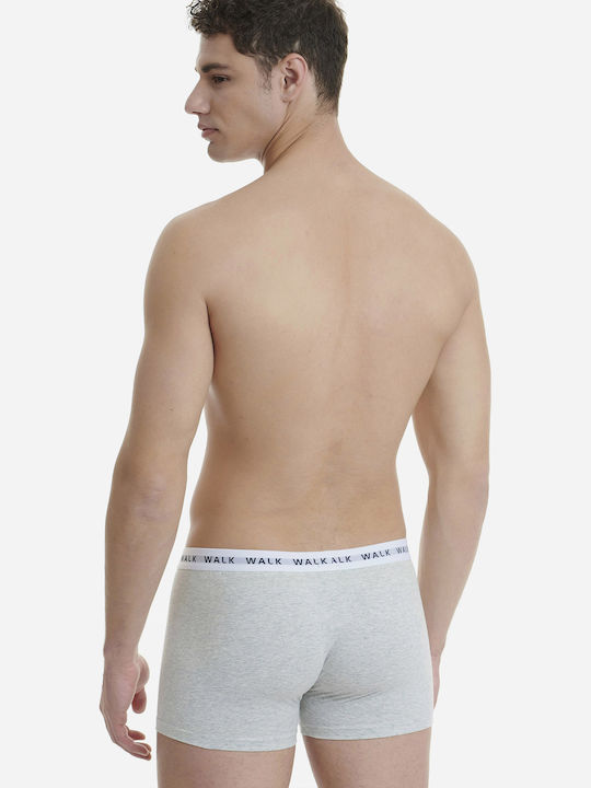 Walk Herren Boxershorts Gray 2Packung