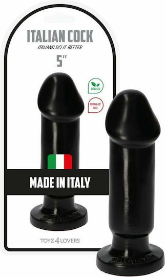 Toyz4lovers Italian Cock Anal Dildo Black 13cm