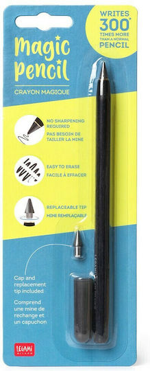 Legami Milano Magic Pencil Mechanischer Bleistift Holz 2Stück Schwarz