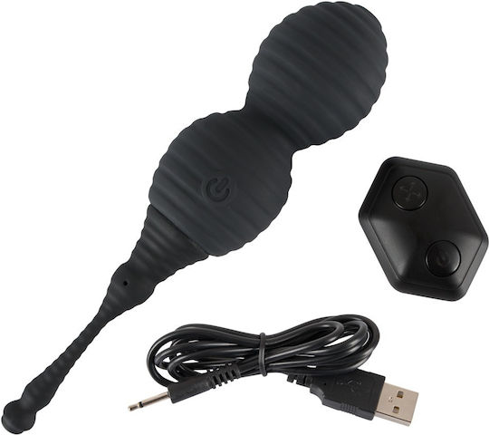 You2Toys Inflatable & Remote Controlled Love Balls Ασύρματες Κολπικές Μπάλες με Δόνηση Black