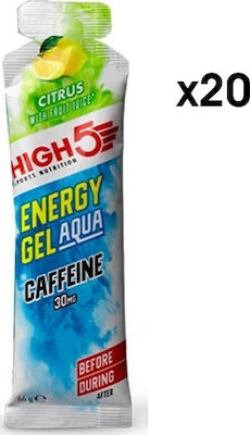 High5 Energy Gel Aqua Caffeine με Γεύση Citrus 20x66gr