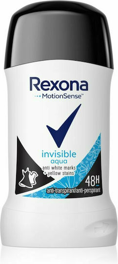 Rexona Motion Sense Invisible Aqua 48h Anti-transpirant Anti-perspirant Αποσμητικό 48h σε Stick 40ml