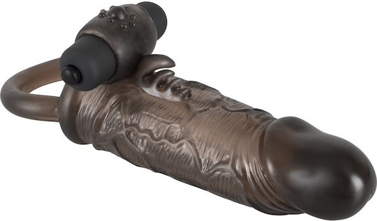 Rebel Extension Slim Fit Penis-Verlängerung mit Vibration Graue 16cm