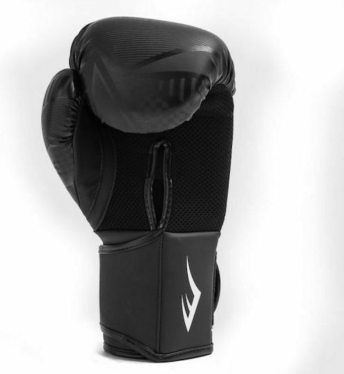 Everlast Spark Γάντια Πυγμαχίας από Συνθετικό Δέρμα για Αγώνα Μαύρα